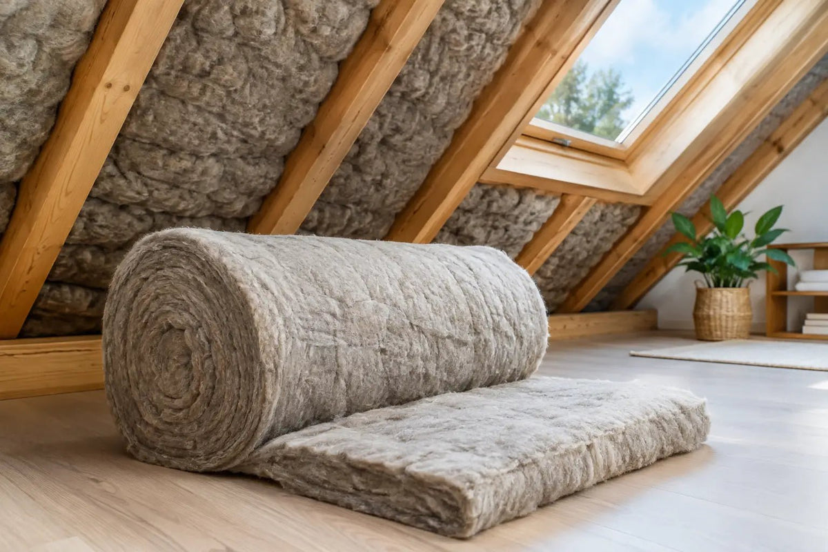 Vată WOLLE pentru mansarde uscate și silențioase - Isoflect Insulation