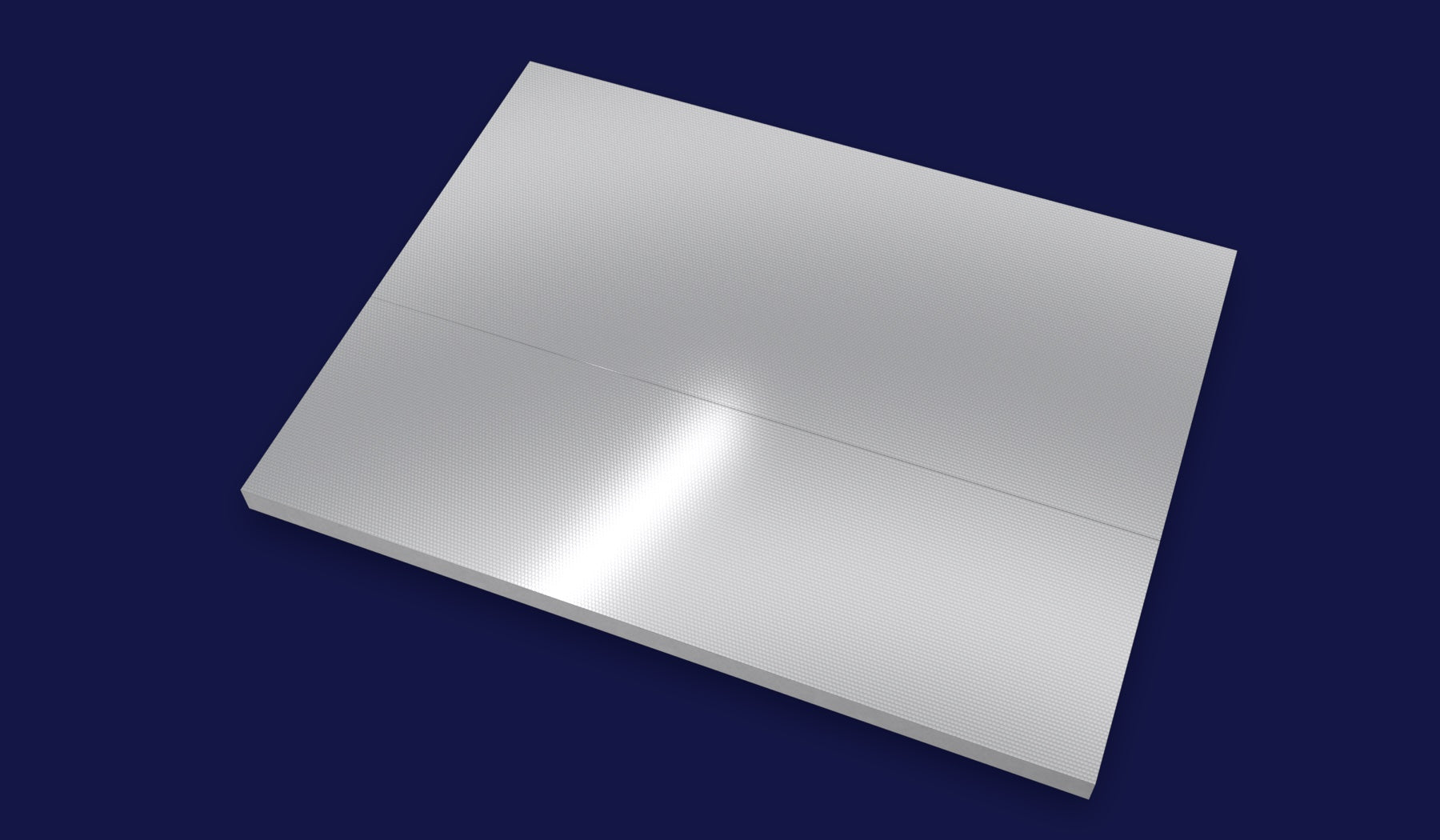 Reflectiva Multistrat întinsă pe placa de beton din pod, cu aluminiul în sus