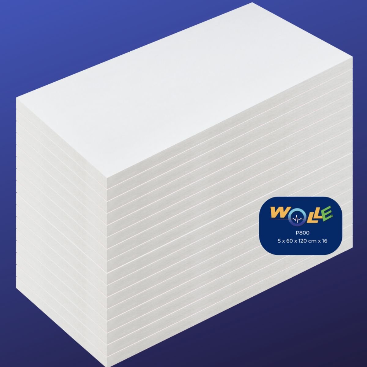 Wolle P800, grosime 5 cm, pachet 11,712 mp, 16 plăci 1.2 x 0,61 m, conductivitate termică Lambda λ = 0,038 W/M2K - Isoflect Insulation