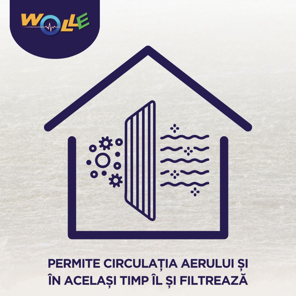 Wolle P800 rolă 6,1 mp, grosime 5 cm, lățime 0,61 m, conductivitate termică Lambda λ = 0,038 W/M2K - Isoflect Insulation