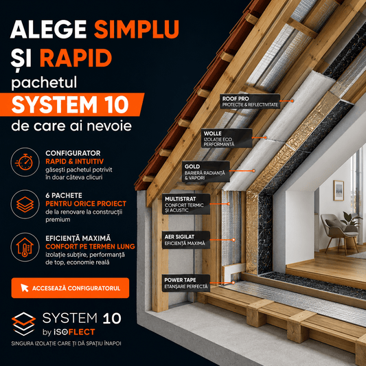 Alege simplu și rapid pachetul System 10 de care ai nevoie - Isoflect Insulation