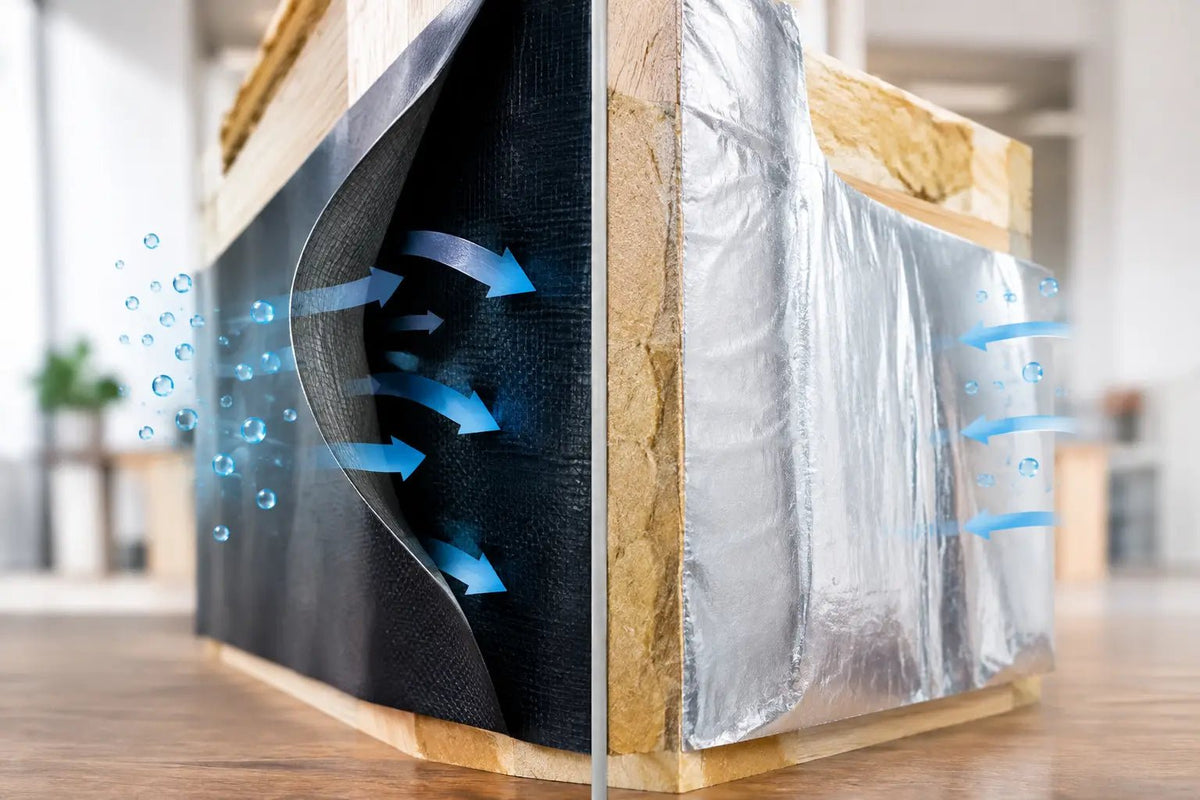 Membrană inteligentă versus barieră vapori - Isoflect Insulation