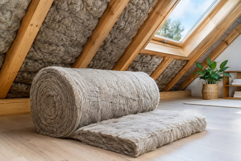 Vată WOLLE pentru mansarde uscate și silențioase - Isoflect Insulation