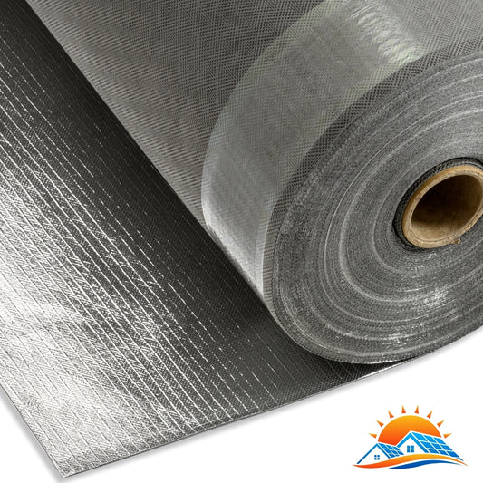 Roof Pro - folie anticondens cu suprafață reflectivă 96%, topire folie aluminiu de la 580 Grade Celsius