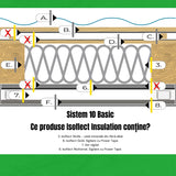 Standard **, Lambda λeq = 0.0256 W/mK, R = 5.7 m2•K/W, U= 0.175 W/m2•K