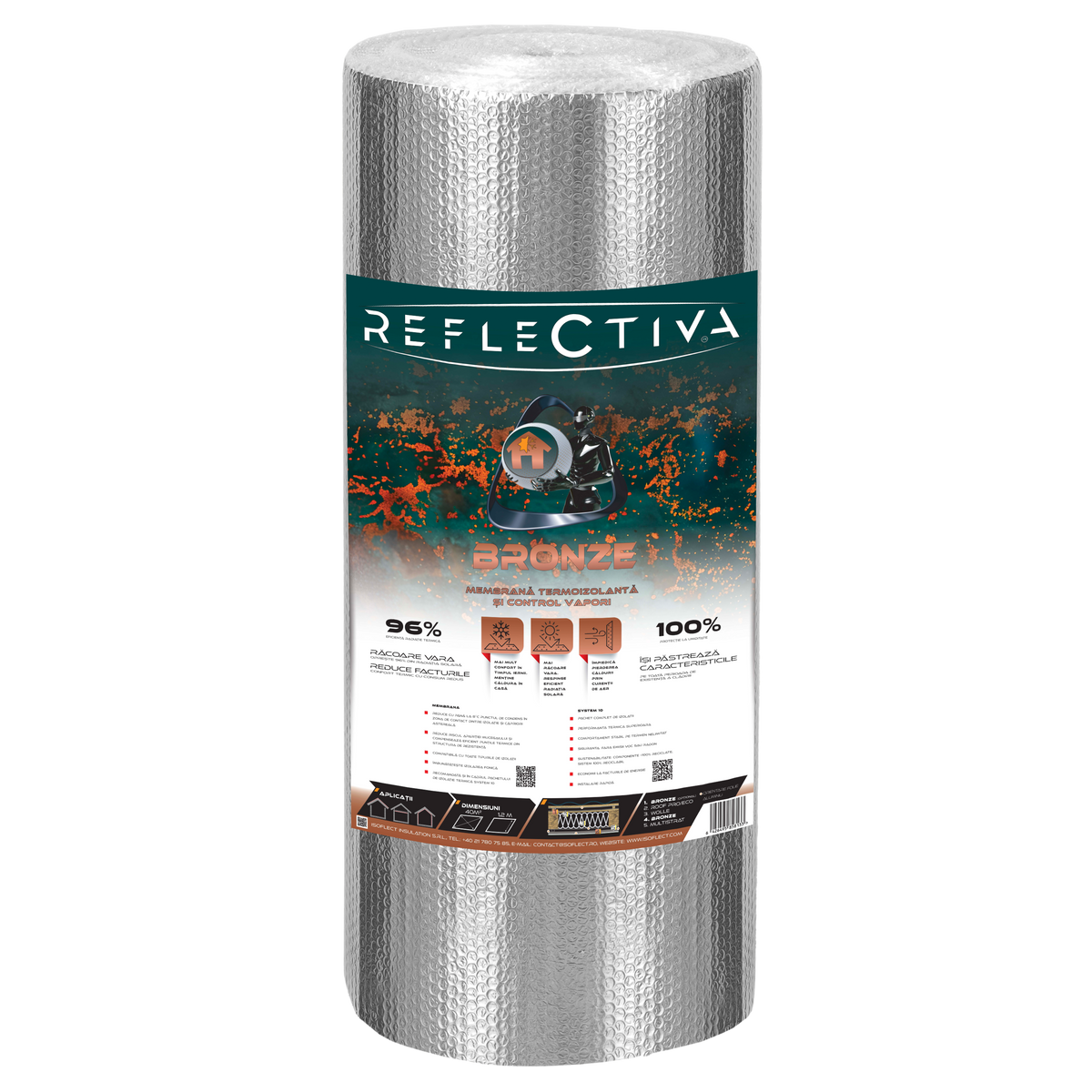 Membrană termoizolantă Isoflect BRONZE 40 m²