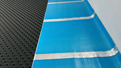 Membrană termoizolantă pardoseli Isoflect FLOOR PRO 40 m²/rolă, multiple funcții (barieră de vapori + izolație termică + barieră Radon + amortizor vibrații + bandă perimetrală)