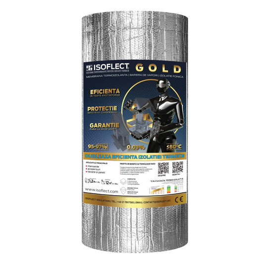 Membrană termoizolantă Reflectiva GOLD 12 mp