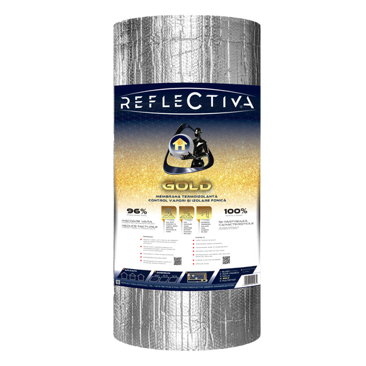 Membrană termoizolantă Reflectiva GOLD 12 mp