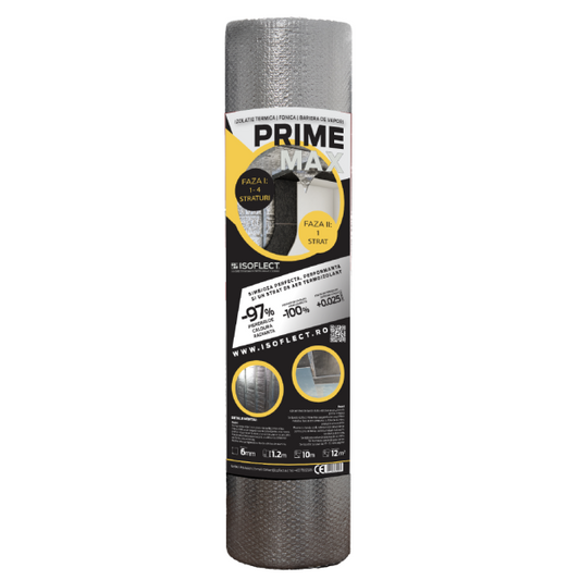 Membrană termoizolantă Reflectiva PRIME MAX, 12 mp