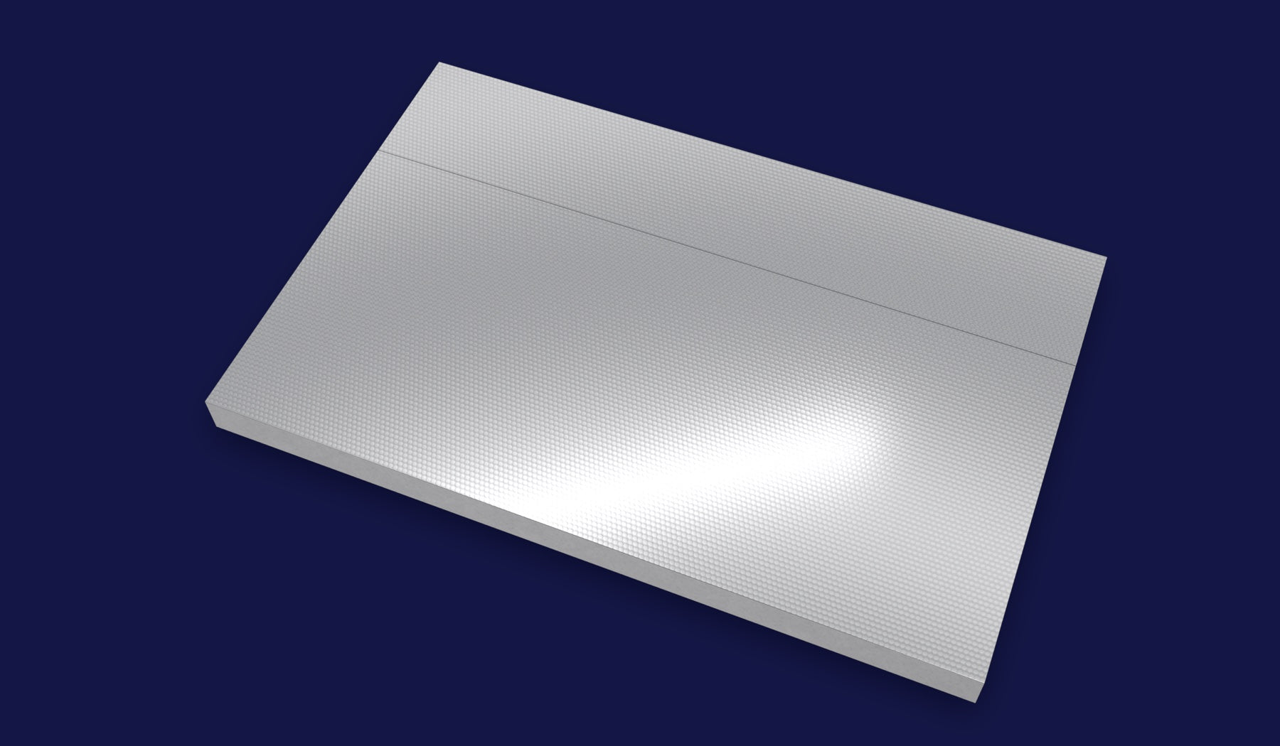 Reflectiva Multistrat întinsă pe placa de beton din pod, cu aluminiul în sus
