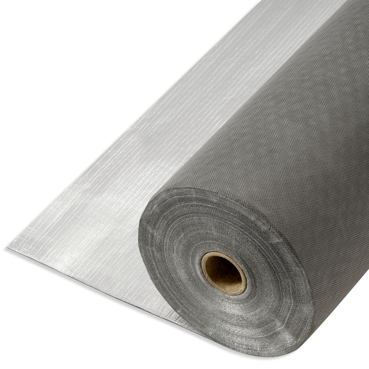 Rolă Isoflect Roof Pro cu membrană desfășurată, folie de difuzie pentru acoperiș cu aluminiu pur și protecție termică la astereală
