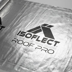 Roof Pro - Folie Acoperiș cu Aluminiu Pur | Membrană Difuzie Anti-Condens | 75 m² - Isoflect Insulation