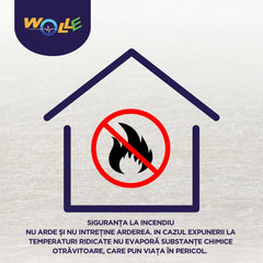 Wolle P800 rolă 6,1 mp, grosime 5 cm, lățime 0,61 m, conductivitate termică Lambda λ = 0,038 W/M2K - Isoflect Insulation